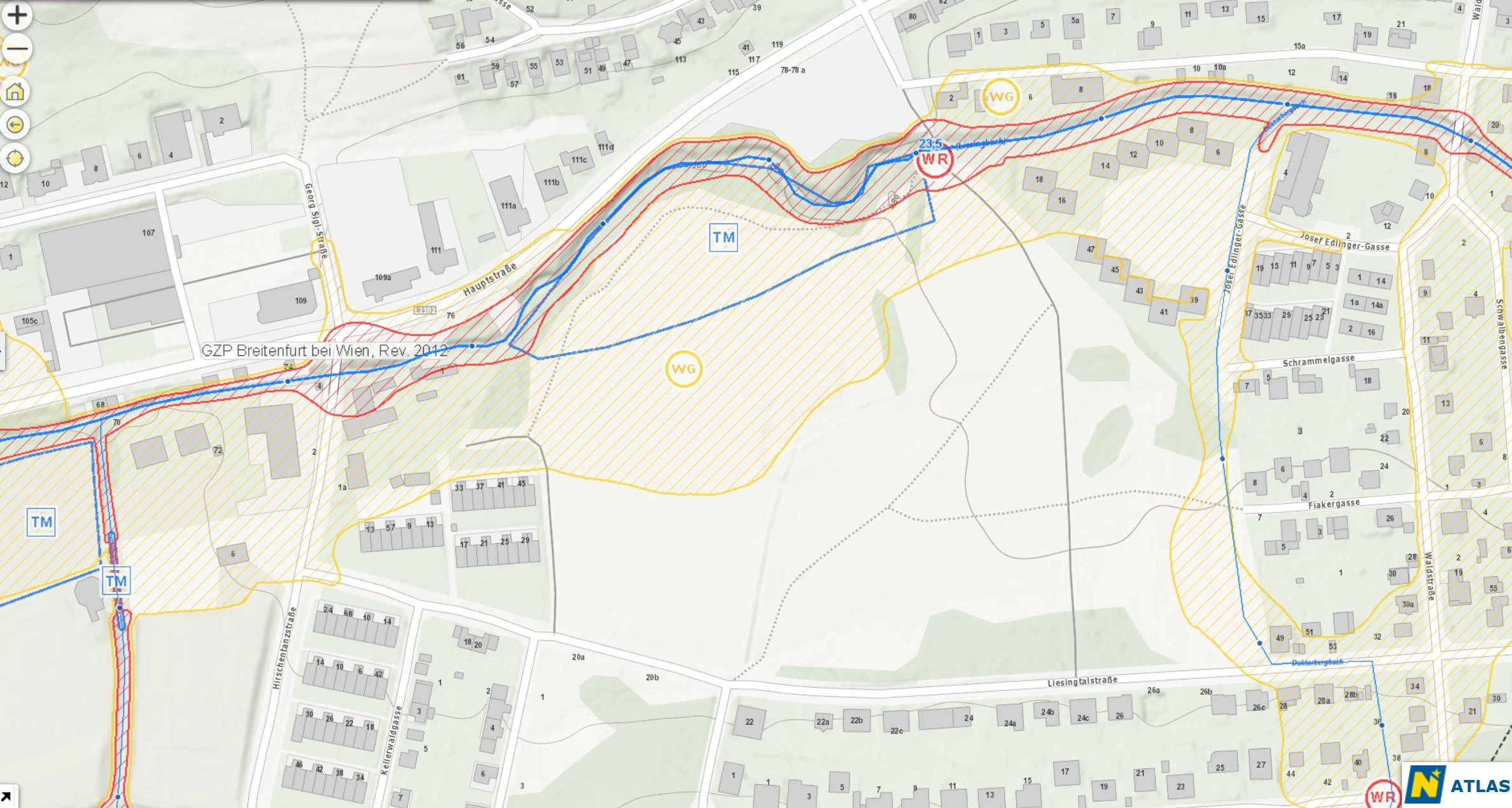 Gefahrenzonenplan Hochwasser